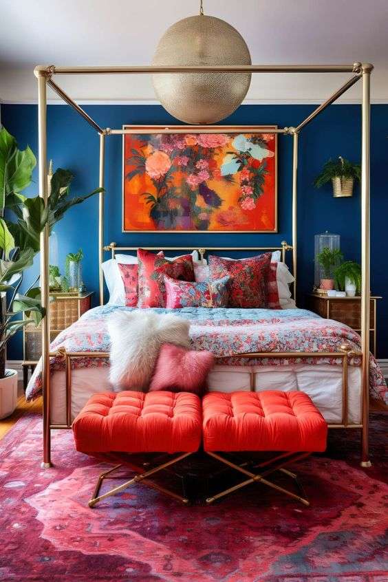 Maximalist Bedroom Decor :Ways To create Unique And Bold Style