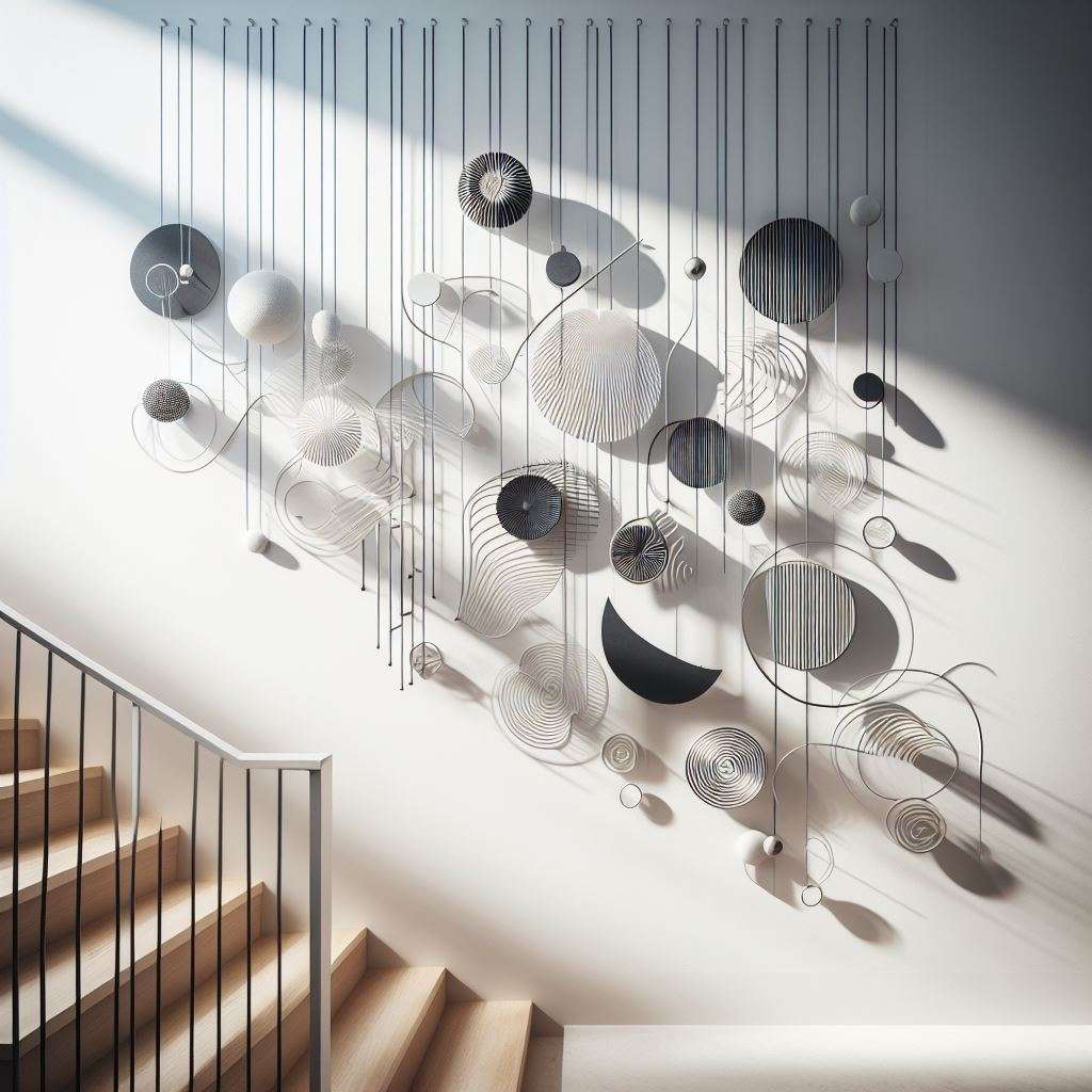 Amazing staircase wall decoration: the best ideas