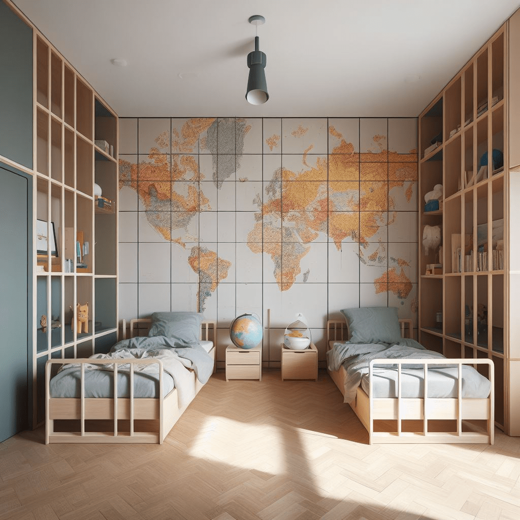 Twin Boy Room design: Amazing
